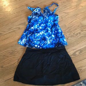 Cute Perfect Condition Bathing suit with skirt!